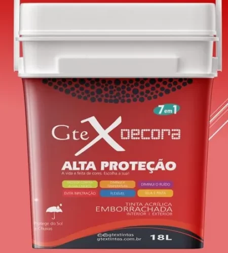 TINTA EMBORRACHADA DE ALTA PROTEÇÃO GTEX